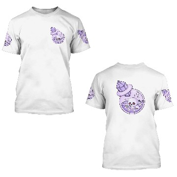 Discover Chibi Skeleton poison bottle 3D T Shirts