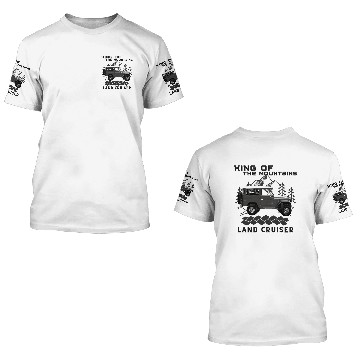 Discover King of The Mountains Toyota Land Cruiser J40 3D T Shirts