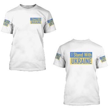 Discover i Stand with Ukraine 3D T Shirts