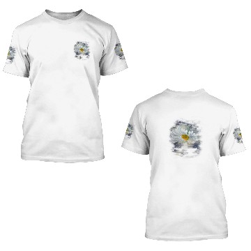 Discover Hand-painted Beautiful Daisy Flower 3D T Shirts