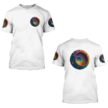 Discover Rounded Psychedelic Swirl 3D T Shirts
