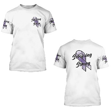 Discover Surviving Strong - Hodgkin's Lymphoma Cancer 3D T Shirts