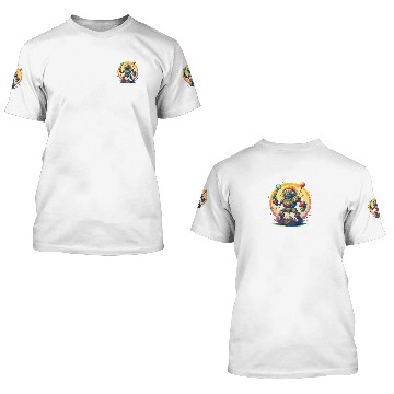 Discover Inca,Maya robot warrior 3D T Shirts