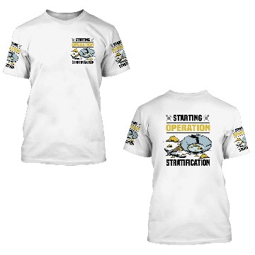 Discover Gold panning 3D T Shirts