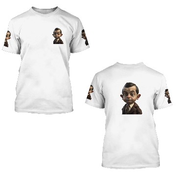 Discover Baby mrbean Rowan Atkinson octane renderer 3D T Shirts