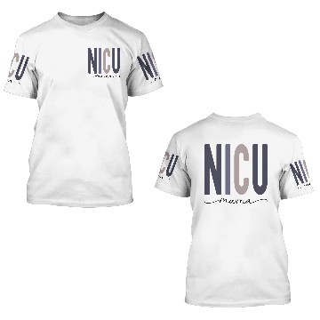 Discover Purple NICU Mama Gift For New Mom Design 3D T Shirts