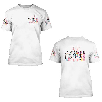Discover Mama Bunny Easter Mama Mini Easter Mommy 3D T Shirts