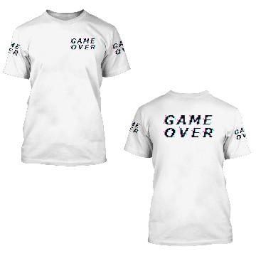 Discover GAME OVER 3D T Shirts