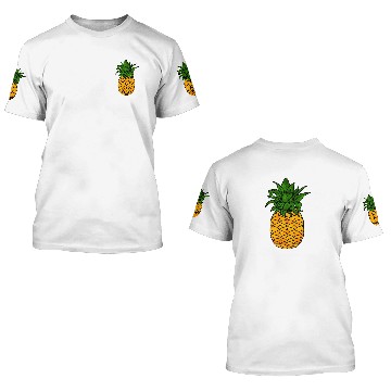 Discover Pineapple Sweet Inside 3D T Shirts