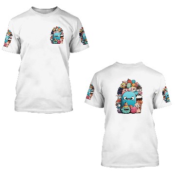 Discover my imaginary friends 3D T Shirts