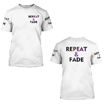 Discover Repeat And Fade Music Design 3D T Shirts