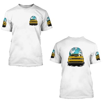 Discover CHALLENGER HELLCAT RT SRT8 SCATPACK SRT392 DEMON 3D T Shirts