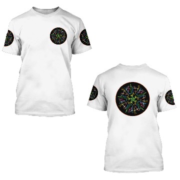 Discover 5 Point Rainbow Mandala 1 3D T Shirts