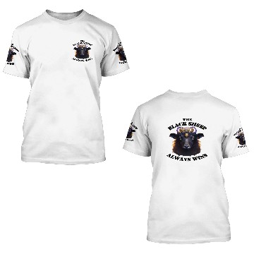 Discover The Black Sheep Always Wins. 3D T Shirts