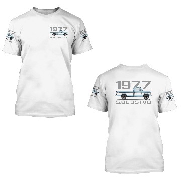 Discover 351 v8 Light Blue 3D T Shirts