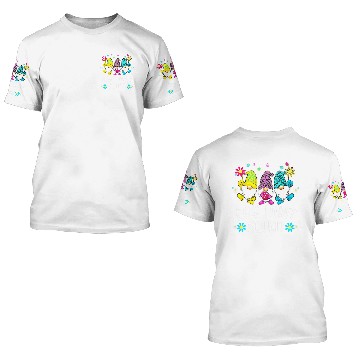 Discover Cute Gnomes Easter Egg Hunt Squad Gnomes Easter 3D T Shirts