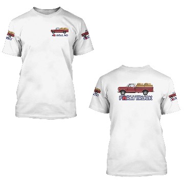 Discover farm truck Royal Maroon 3D T Shirts