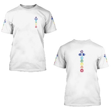 Discover 7 Colored Chakras Yoga 3D T Shirts
