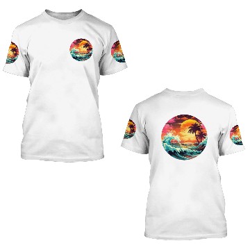 Discover Coastal Breeze Refresh Your Beach Look 3D T Shirts