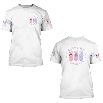 Discover Snuggle Bunnies Easter NICU LD Nurse Life Happy Ea 3D T Shirts