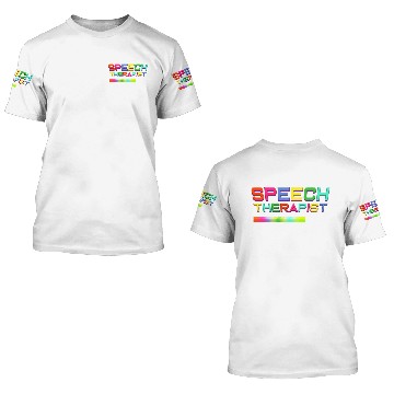 Discover Future Speech Therapist Speech Pathologist Slp 3D T Shirts