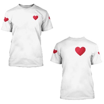 Discover I LOVE MATH dark version 3D T Shirts