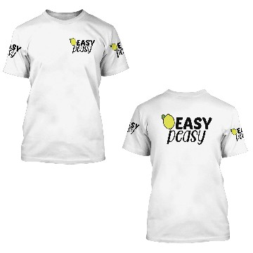 Discover Easy Peasy Lemon Squeezy 3D T Shirts