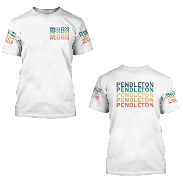 Discover Pendleton Name 3D T Shirts - Pendleton Vintage Retro N