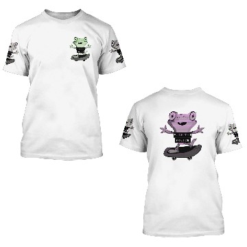 Discover Acab Skater Frog 3D T Shirts