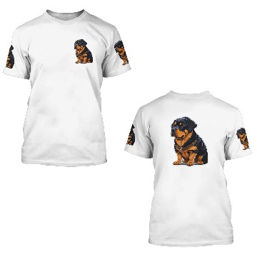 Discover Rottweiler Power 3D T Shirts