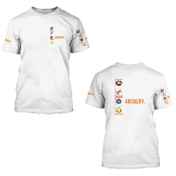 Discover Funny Eat Sleep archery Repeat Gift 3D T Shirts