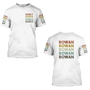 Discover Rowan 80S Style 3D T Shirts