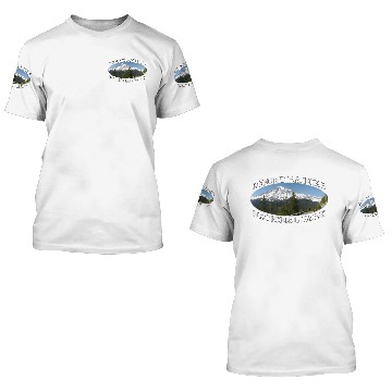 Discover Mount Rainier National Park 3D T Shirts