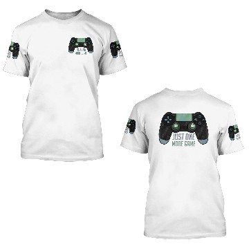 Discover Just One More Games 3D T Shirts
