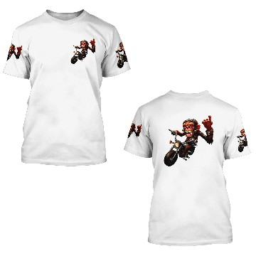 Discover Zombie Raider Monkey Rockstar 3D T Shirts