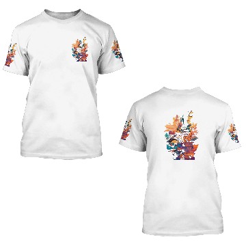Discover Apple blossom pink flower design 3D T Shirts