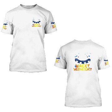 Discover Wacky Wednesday - Smiling Monster 3D T Shirts