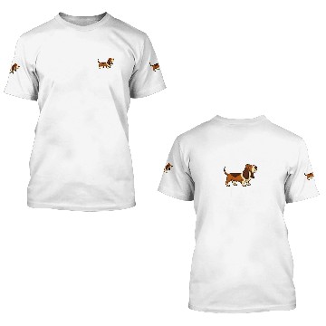 Discover Basset Hound Dog Puppies Owner 3D T Shirts