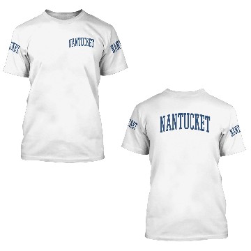 Discover Varsity Grey Nantucket 3D T Shirts