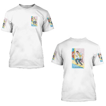 Discover Loteria El Borracho Colorful Tarot Card 3D T Shirts