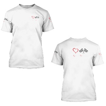 Discover Peace Love Racing 3D T Shirts