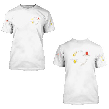 Discover Koi Balance Ying Yang 3D T Shirts