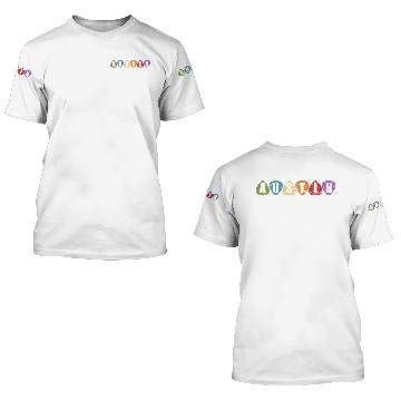 Discover Austin Texas Music Guitar Pic Tx 3D T Shirts