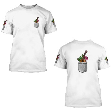 Discover Hawaiian Ukulele Uke Pocket 3D T Shirts