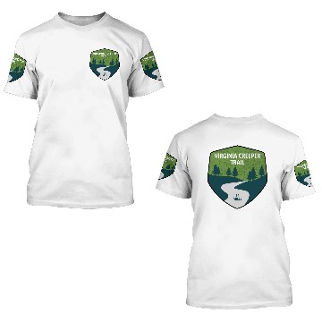 Discover Virginia Creeper Trail 3D T Shirts