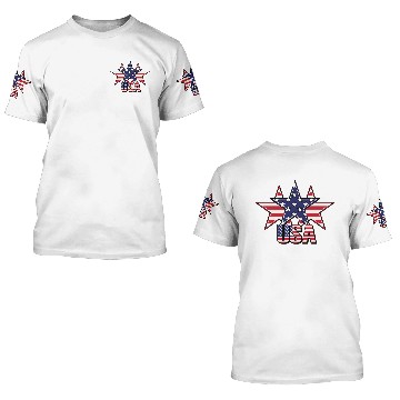 Discover God bless America the land of the free 3D T Shirts