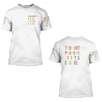 Discover Thoughts And Prayers Policy And Change Human 3D T Shirts