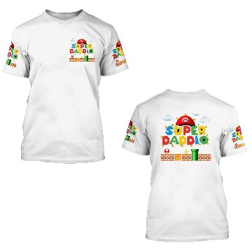 Discover Super Daddio 3D T Shirts