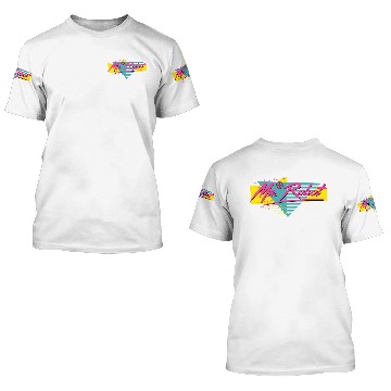 Discover Retro Robot blue 3D T Shirts