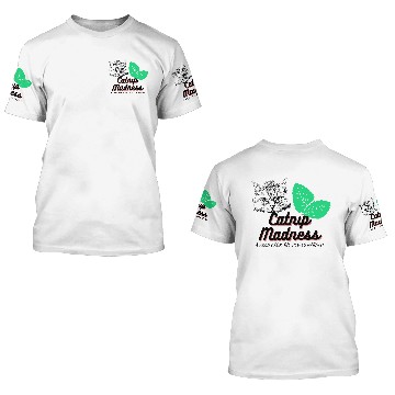 Discover catnip madness 3D T Shirts